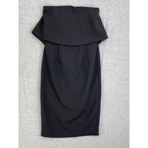 Shilla Dress Womens Extra Small Black Cocktail Strapless Lined Sexy LBD NEW
